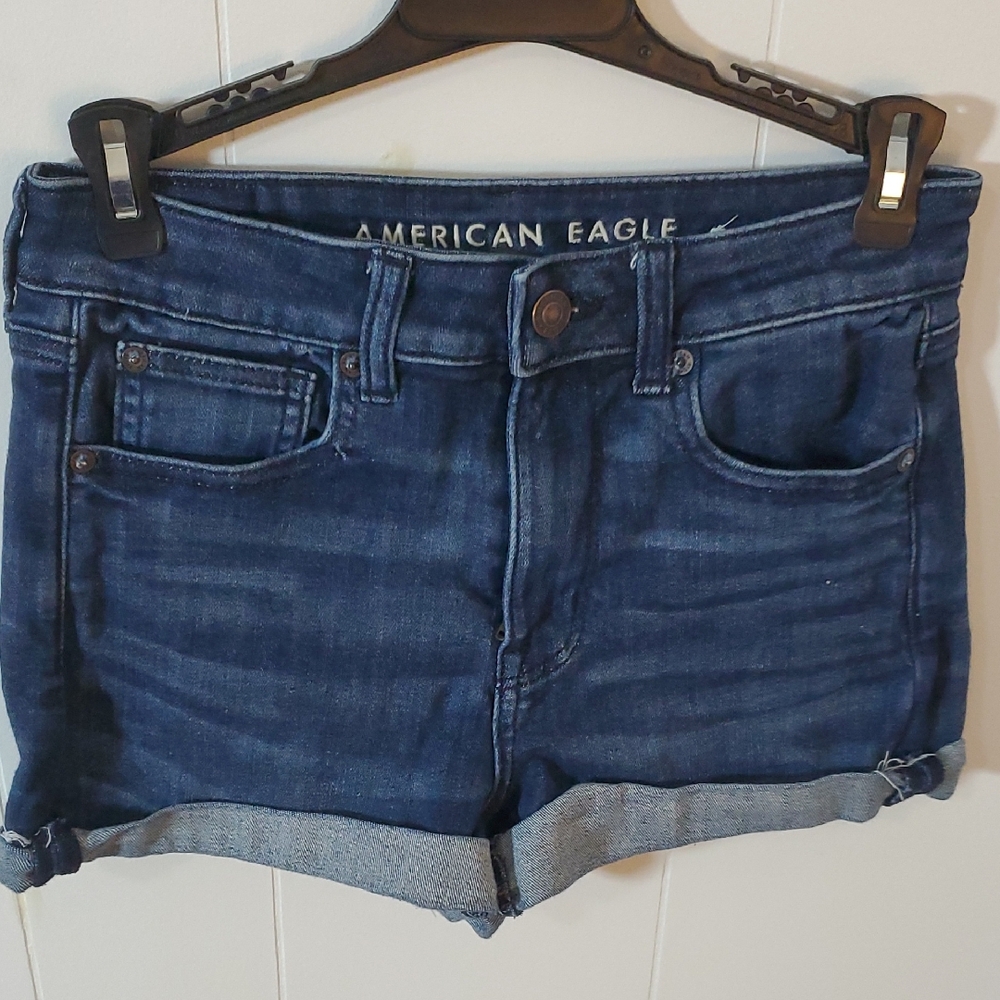 American Eagle Super Hi-Rise Shortie Shorts